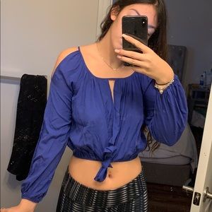 Double zero crop top